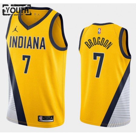 Camiseta Niños NBA Indiana Pacers Malcolm Brogdon 7 2020-21 Jordan Brand Statement Edition Swingman